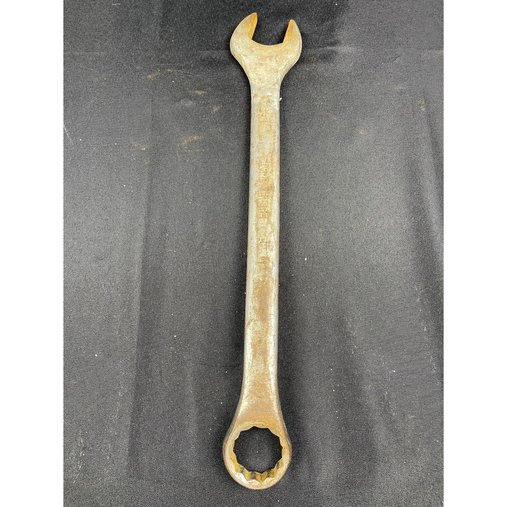 16" Vintage‎ Drop Forged 1-1/4" Combination Wrench Large Heavy Duty Steel Tool